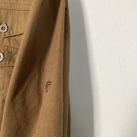 Lee Valley Ireland Mens XL Cotton Canvas Overshirt Chore Shirt Jacket Workwear - Picture 7 of 13